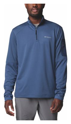 Columbia Tech 1/4 Zip T-shirt Blauw