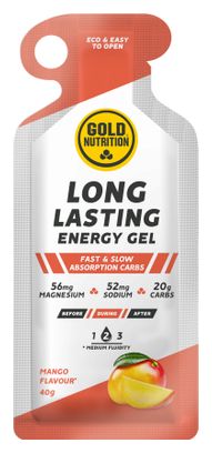 Gel énergétique GoldNutrition Long Lasting Gel Mangue - 40g