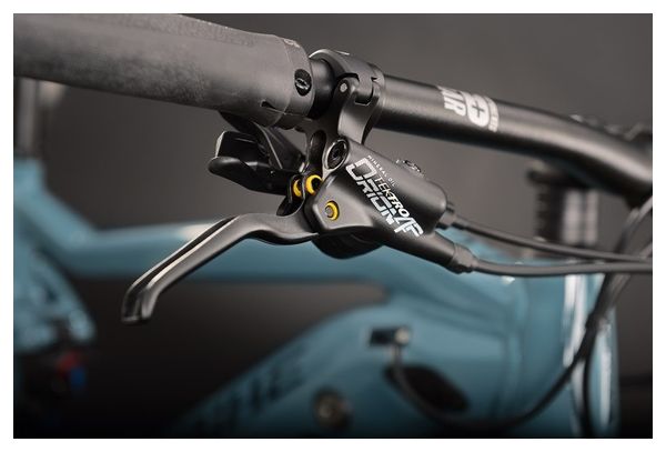 MTB eléctrica doble suspensión Haibike FullNine 5 Shimano Deore M5100 11V 500Wh 29' Azul / Amarillo 2021