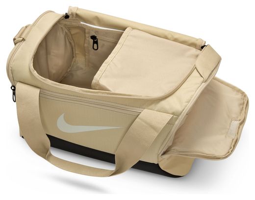Nike Brasilia 9.5 25L Beige Gym Bag