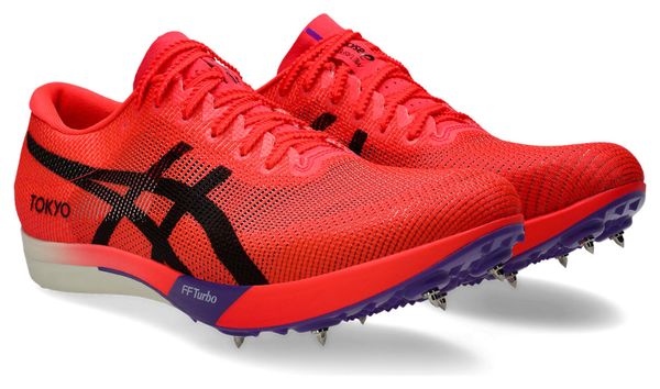 Asics Metaspeed LD 2 Rot/Violett Unisex-Leichtathletikschuhe