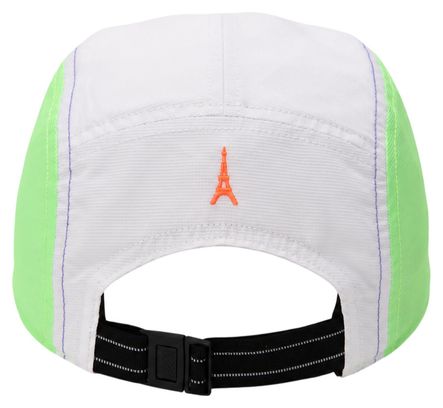 Cappellino Asics 5 Panel Paris Bianco/Blu/Verde