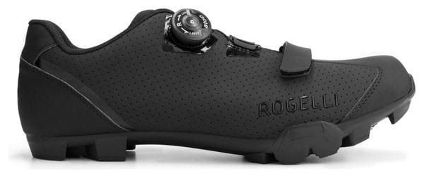 Chaussures De Velo VTT Rogelli R-400x MTB - Unisexe - Noir