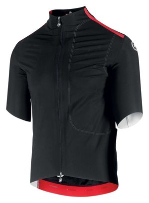 Assos Liberty RS23 Thermo Rain Short Sleeves Jersey Black