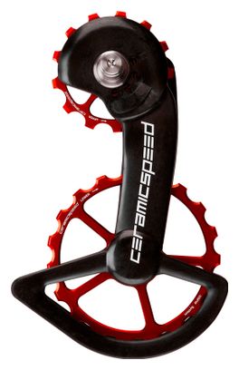 Chape de Dérailleur Ceramicspeed OSPW Coated Shimano Dura Ace R9100/9150 Ultegra 8000SS/8050SS Rouge