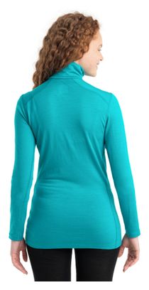 Camiseta interior Icebreaker Mujer Merino 200 Oasis Turquoise 1/2 Zip