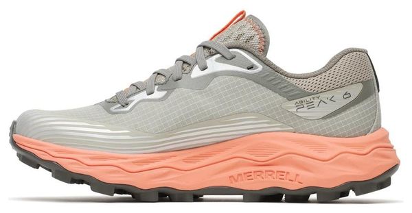 Merrell Agility Peak 6 Gore-Tex Trail-Schuhe, grau/orange, Damen