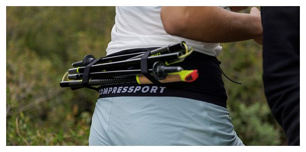 Cintura Compressport Free Belt Pro 2.0 Nero/Bianco