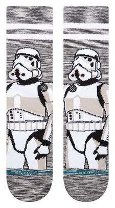 Chaussettes Stance The Storm Trooper Crew Blanc/Gris
