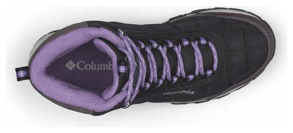 Columbia Firecamp II Damen-Wanderschuhe Schwarz/Violett