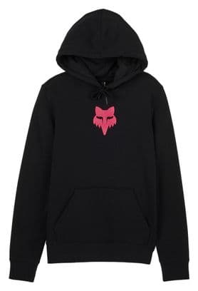 Women's Fox Head Hoodie Black/Pink