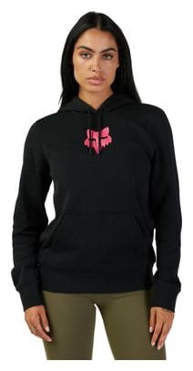 Women's Fox Head Hoodie Black/Pink