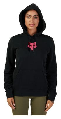 Women's Fox Head Hoodie Black/Pink