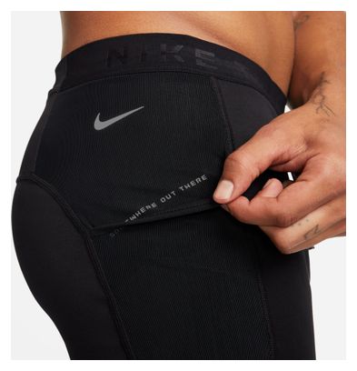 Uomo Nike Lunar Ray Black Thermal Legging