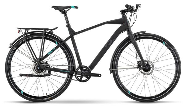 Bicicleta urbana R Raymon UrbanRay 3.0 Fitness Shimano Alfine 11S 700 mm Negro Gris oscuro 2023