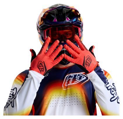 Troy Lee Designs Air Orange Long Gloves