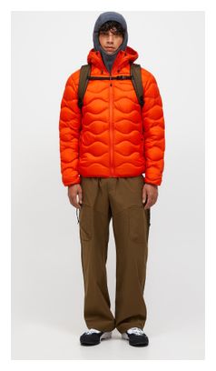 Peak Performance Helium Donzen Oranje Heren capuchonjas