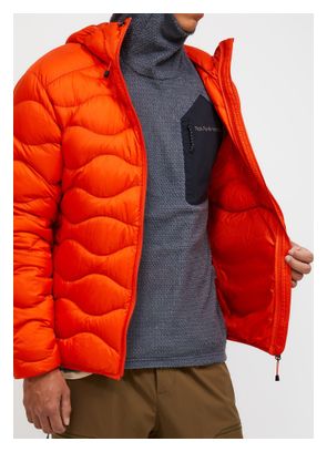 Peak Performance Helium Donzen Oranje Heren capuchonjas