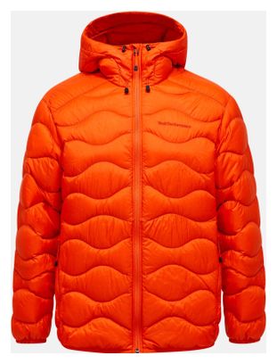 Peak Performance Helium Donzen Oranje Heren capuchonjas