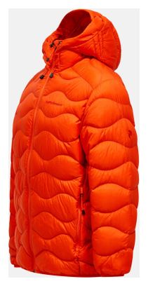 Peak Performance Helium Donzen Oranje Heren capuchonjas
