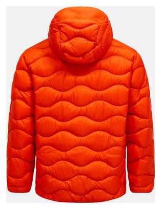 Peak Performance Helium Donzen Oranje Heren capuchonjas