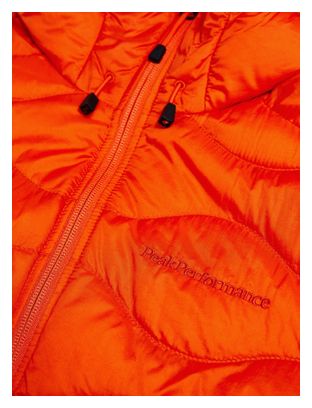 Peak Performance Helium Donzen Oranje Heren capuchonjas