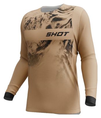Shot Station Charge Gold Adult Short-Sleeve Mountain Bike Jersey