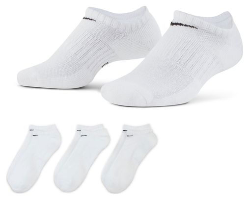 Calcetines (x3) Unisex Nike Everyday Amortiguados Blanco
