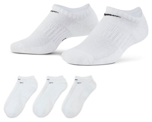 Chaussettes (x3) Unisex Nike Everyday Cushioned Blanc 