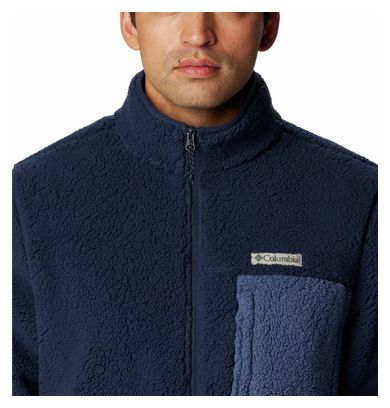 Columbia Mountainside Heavyweight Fleecejacke Marineblau