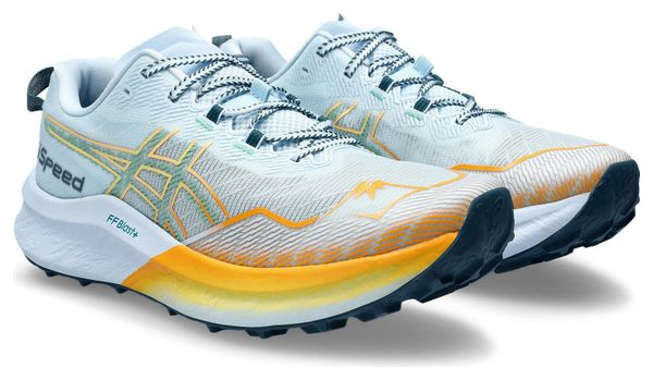 Chaussures de Trail Running Asics Fujispeed 2 Bleu Orange