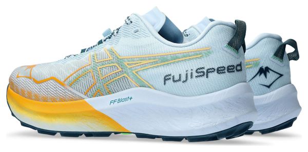Asics Fujispeed 2 Blue Orange Trail Running Shoes