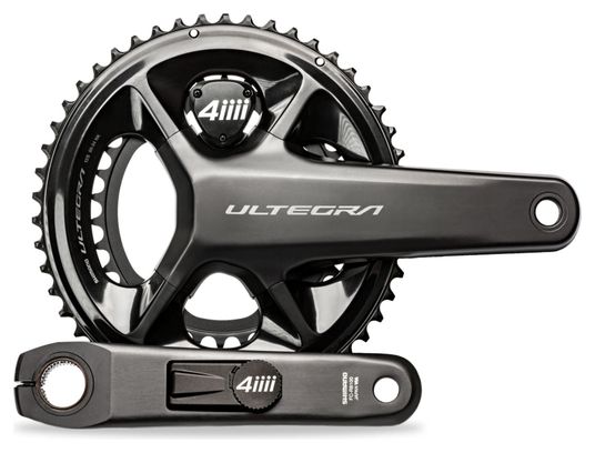 Pédalier Capteur de Puissance 4iiii Precision 3+ Pro Dual Side - Shimano Ultegra FC-R8100 52/36 Dents 12V Noir