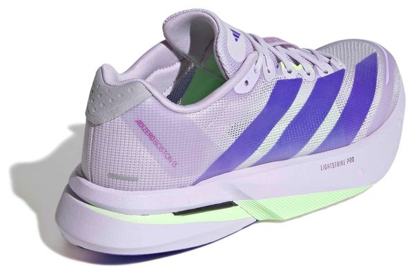 Zapatillas de running adidas Adizero Boston 13 moradas/azules para mujer