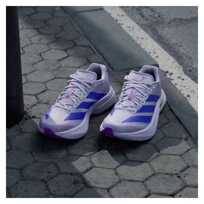 Zapatillas de running adidas Adizero Boston 13 moradas/azules para mujer