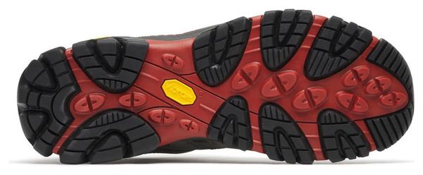Merrell Moab 3 Mid Gore-Tex Wanderschuhe, grau/rot, für Herren
