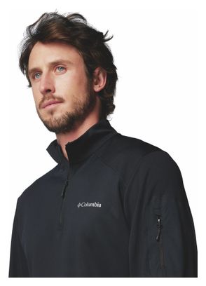 Columbia Tech 1/4 Zip T-Shirt Black