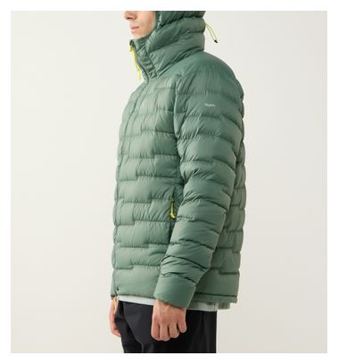 Chaqueta acolchada Haglöfs Roc Flash Down Hood verde para hombre