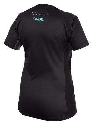 Maillot de manga corta para mujer O'Neal Soul Negro