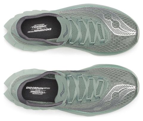 Saucony Endorphin Pro 4 Hardloopschoenen Khaki/Zilver Heren