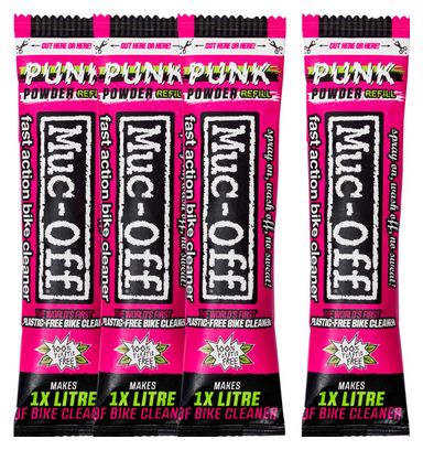 Nettoyant Vélo Muc-Off Punk Powder (4 sachets) + Bottle for Life