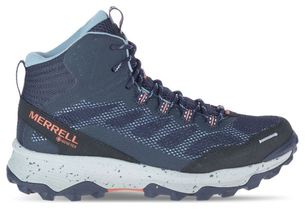 Chaussures de Randonnée Femme Merrell Speed Strike Mid Gtx Bleu