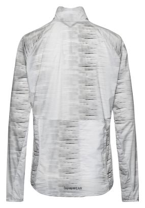 Giacca antivento Gore Wear Spinshift Pixel bianco/grigio da donna