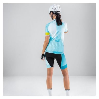 Loeffler maillot manches courtes W Maillot de Vélo FZ Hotbond RF et Bleu