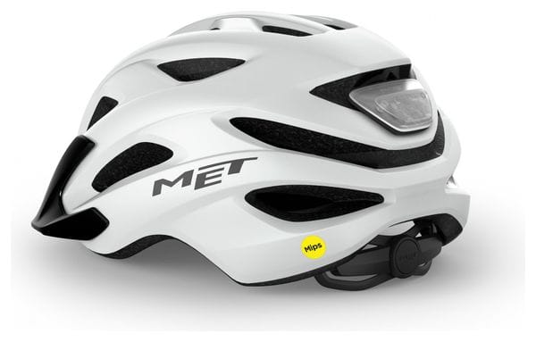 MET Crossover Mips White Matt Helmet