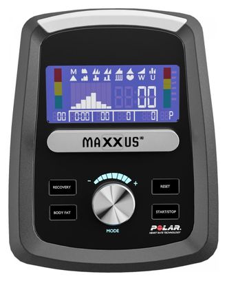 MAXXUS ® Vélo elliptique CX 7.5 | volant d'inertie de 25 KG  freins magnétiques avec 16 niveaux de résistance - longueur de foulée ajustable | Appareil silencieux
