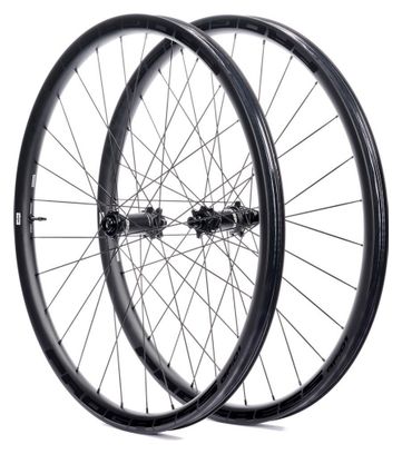 Paire de roues Progress GP:01 Nexo 29" Noir | Boost 15x110/12x148 mm | 6 Trous | Sram XD