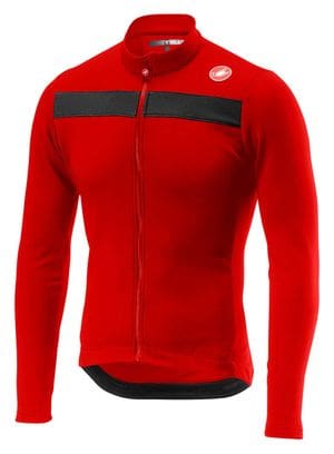 Maillot Manches Longues Castelli Puro 3 Rouge