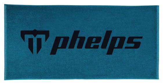 Towel Mickael Phelps MP Turquoise Black