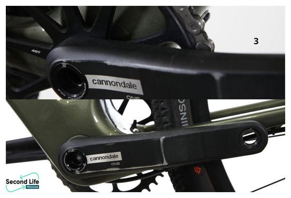 Produit Reconditionné - Vélo Gravel Cannondale Topstone Lefty 3 Shimano GRX 11V Vert 2021